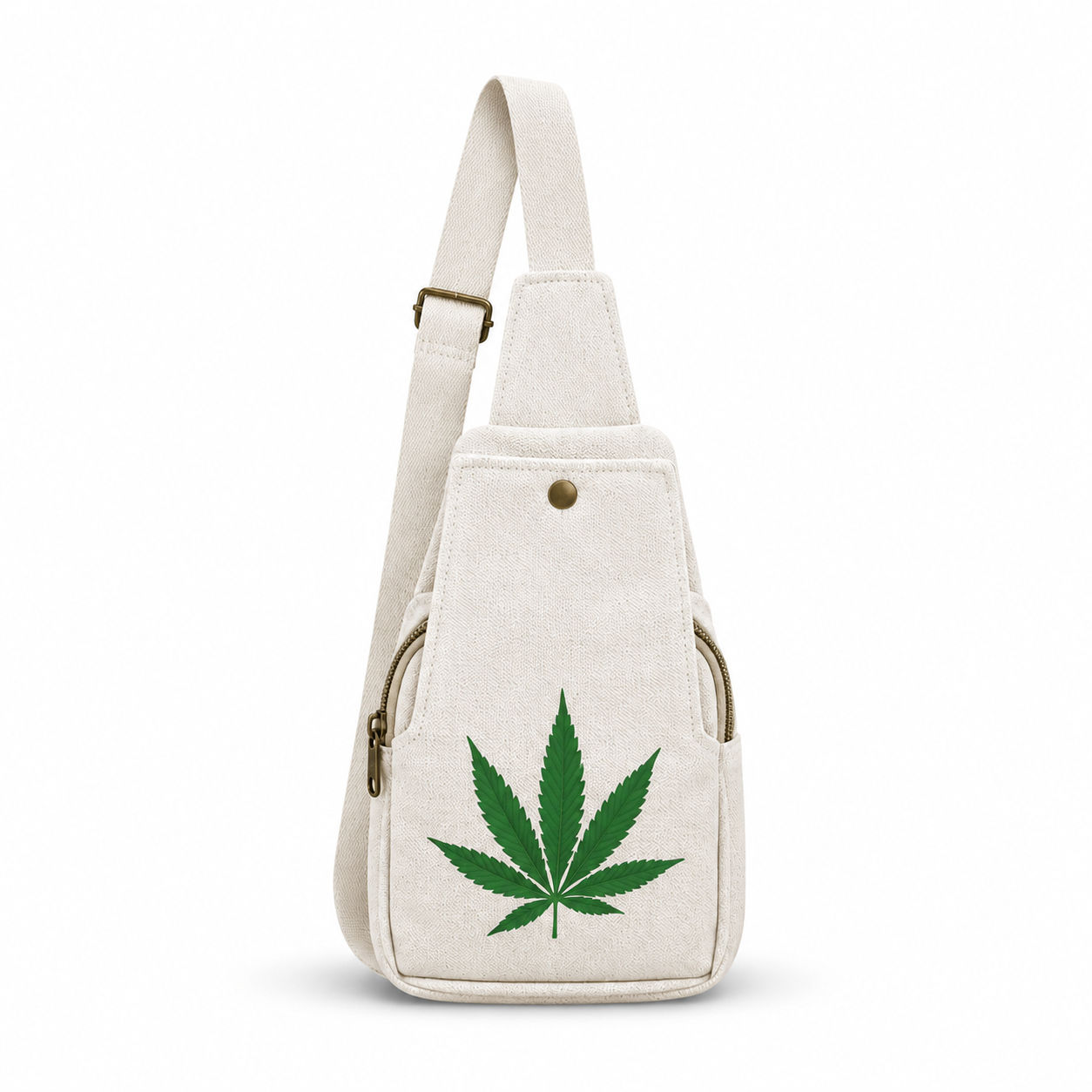 Multicolor Organic Handmade Hemp Sling Bag